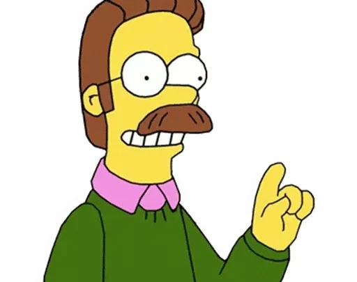 Figurinhas Flanders para whatsapp