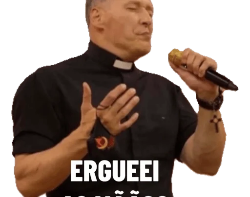 Figurinhas Padre Marcelo para whatsapp